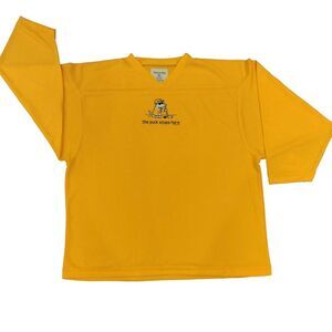 The Puck Stops Here BRIGHT GOLD XL Oversized Hockey Jersey NEW with TAGS